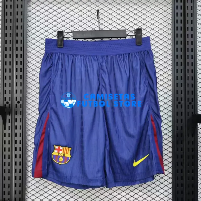 Pantalón Corto Barcelona 1ª Equipación 2025/2026 Azul/Rojo (EDICIÓN JUGADOR)
