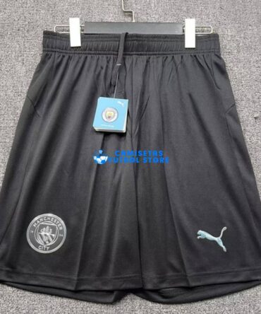 Pantalón Corto Manchester City 2ª Equipación 2025/2026 Negro