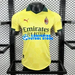 Camiseta AC Milan 3ª Equipación 2025/2026 Amarillo (EDICIÓN JUGADOR)