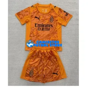 Camiseta de Portero AC Milan 2ª Equipación 2025/2026 Naranja Niño Kit