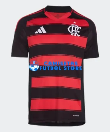 Camiseta Flamengo 1ª Equipación 2025/2026 Rojo/Negro