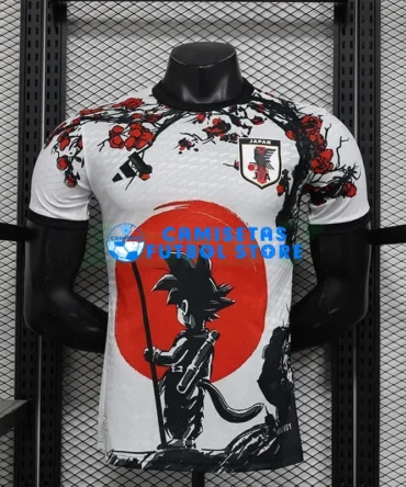 Camiseta Japón 2025 Dragon Ball Blanco/Rojo (EDICIÓN JUGADOR)
