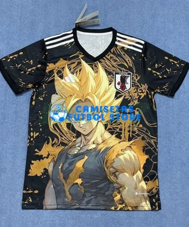 Camiseta Japón 2025 Dragon Ball Negro/Amarillo