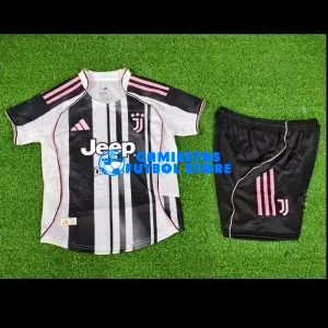 Camiseta Juventus 1ª Equipación 2025/2026 Niño Kit (EDICIÓN JUGADOR)