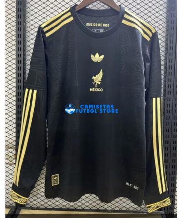 Camiseta México 3ª Equipación 2025 Negro ML