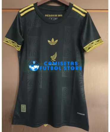 Camiseta México 3ª Equipación 2025 Negro Mujer