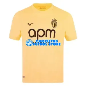 Camiseta Monaco 3ª Equipación 2025/2026 Amarillo Claro