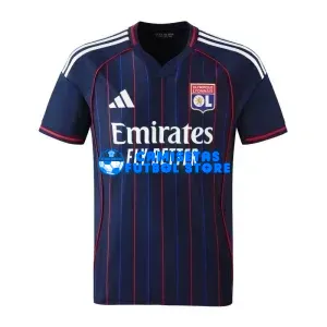 Camiseta Olympique De Lyon 2ª Equipación 2025/2026 Azul Marino