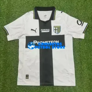 Camiseta Parma Calcio 1ª Equipación 2025/2026 Blanco/Negro