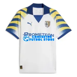 Camiseta Parma Calcio 3ª Equipación 2025/2026 Blanco/Azul/Amarillo