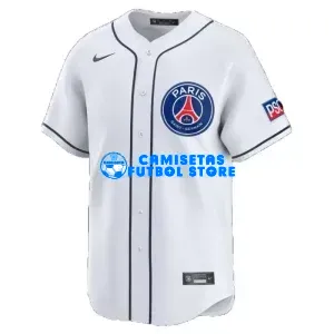 Camiseta PSG 2025/2026 Baseball Shirt Blanco