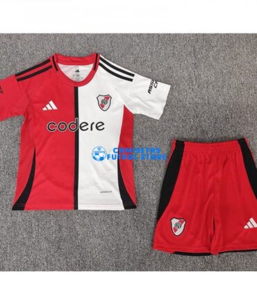 Camiseta River Plate 3ª Equipación 2025/2026 Niño Kit Rojo/Blanco