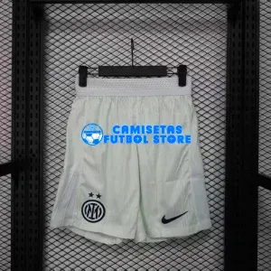 Pantalón Corto Inter de Milan 2ª Equipación 2025/2026 Blanco (EDICIÓN JUGADOR)