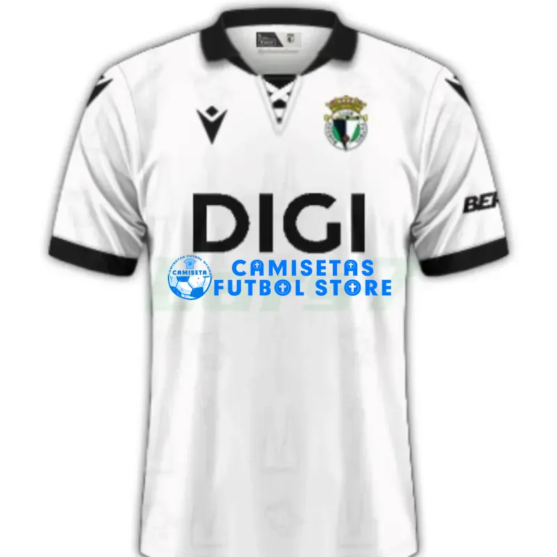 Camiseta Burgos CF 1ª Equipación 2025/2026 Blanco/Negro