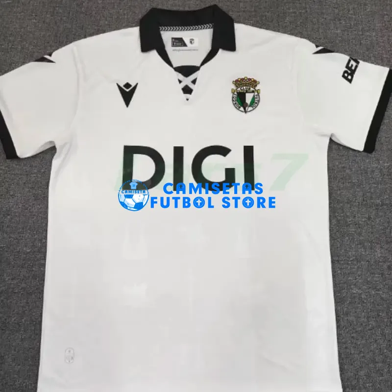 Camiseta Burgos CF 1ª Equipación 2025/2026 Blanco/Negro - Imagen 2