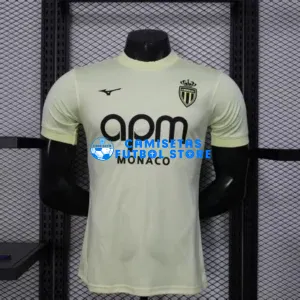 Camiseta Monaco 3ª Equipación 2025/2026 Amarillo Claro (EDICIÓN JUGADOR)