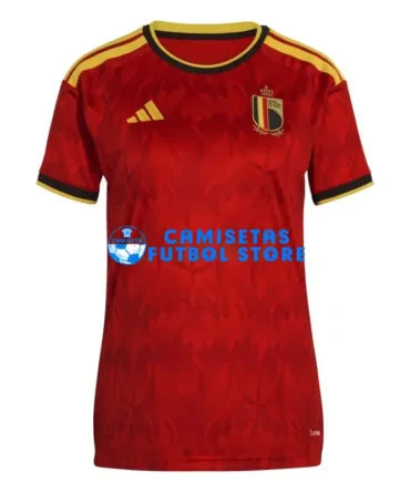 Camiseta Bélgica 1ª Equipación Mundial 2026 Rojo Mujer