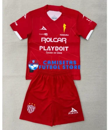Camiseta Club Necaxa 1ª Equipación 2025/2026 Rojo Niño Kit