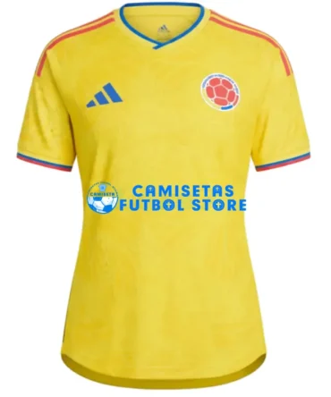 Camiseta Colobima 1ª Equipación Mundial 2026 Amarillo Mujer