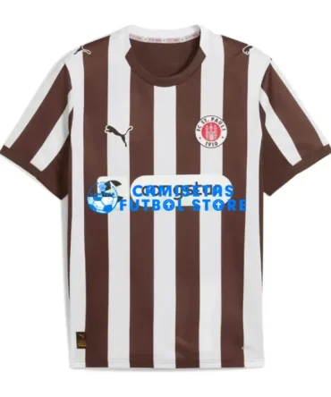 Camiseta FC St. Pauli 1ª Equipación 2025/2026 Blanco/Marrón