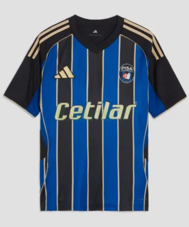 Camiseta Pisa 1ª Equipación 2025/2026 Azul/Negro