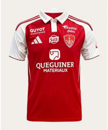Camiseta Stade Brestois 1ª Equipación 2025/2026 Rojo