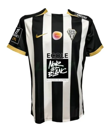 Camiseta Angers SCO 1ª Equipación 2025/26 Negro/Blanco