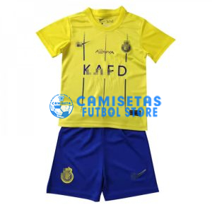 Camiseta Al-Nassr FC 1ª Equipación 2023/2024 Niño Kit