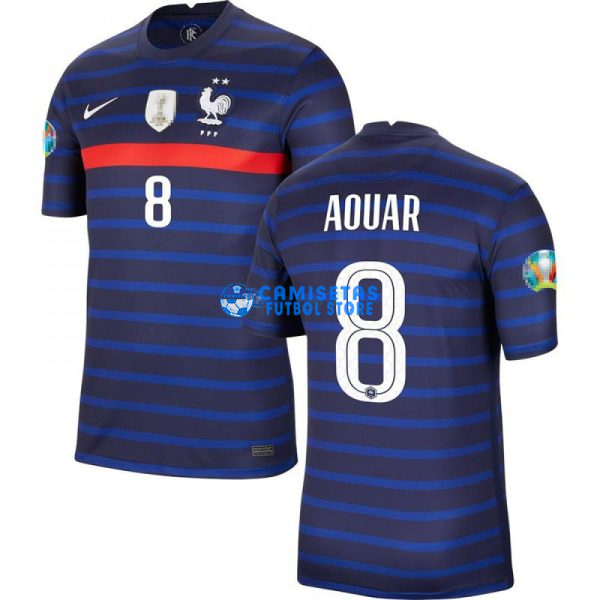 Camiseta Aouar 8 Francia 1ª Equipación 2021