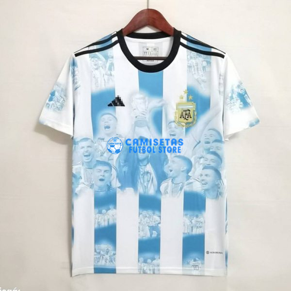 Camiseta Argentina 2022 Campeones del Mundo