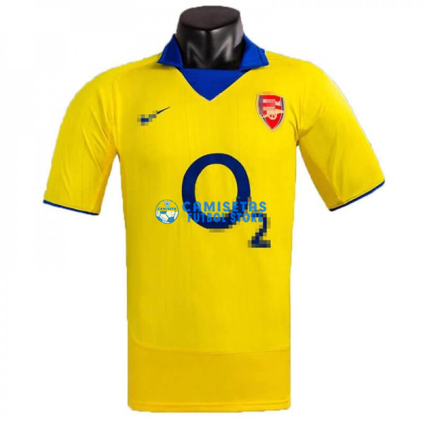 Camiseta Arsenal 2ª Equipación Retro 03/04