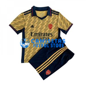 Camiseta Arsenal 2023/2024 Niño Kit Amarillo