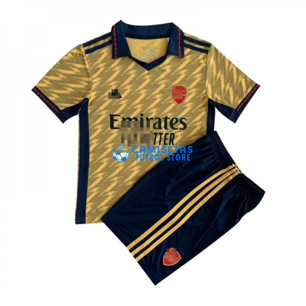 Camiseta Arsenal 2023/2024 Niño Kit Amarillo