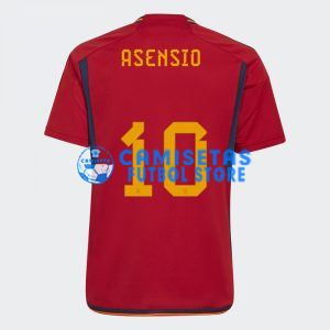 Camiseta Asensio 10 España 1ª Equipación 2022 Mundial