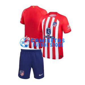 Camiseta Atlético de Madrid 1ª Equipación 2023/2024 Niño Kit