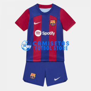 Camiseta Barcelona 1ª Equipación 2023/2024 Niño Kit