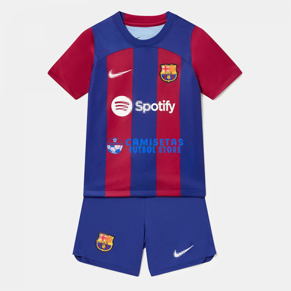 Camiseta Barcelona 1ª Equipación 2023/2024 Niño Kit