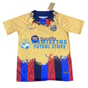 Camiseta Barcelona 2023/2024 Amarillo/Azul/Rojo