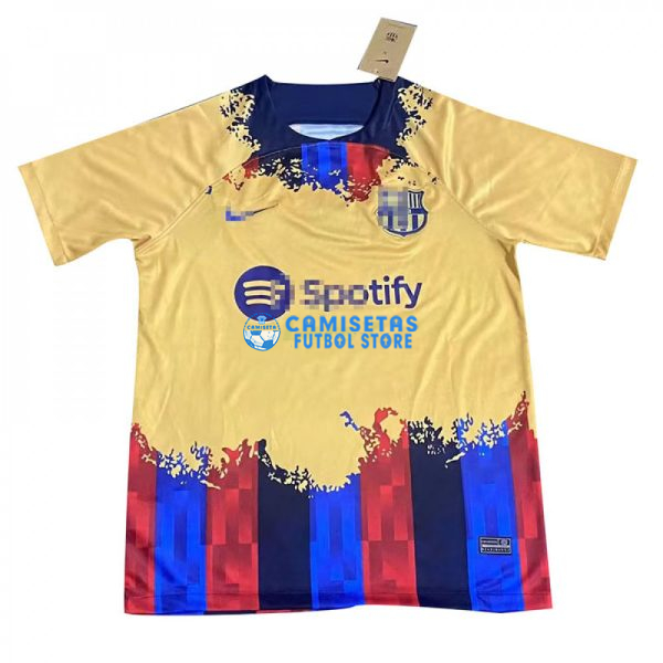 Camiseta Barcelona 2023/2024 Amarillo/Azul/Rojo