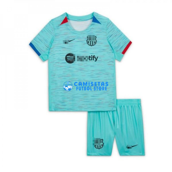 Camiseta Barcelona 3ª Equipación 2023/2024 Niño Kit