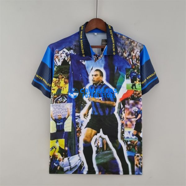 Camiseta Inter de Milan Ronaldo Retro 1997/98