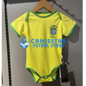 Camiseta Brasil 1ª Equipación 2022 Baby