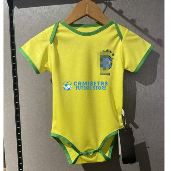 Camiseta Brasil 1ª Equipación 2022 Baby