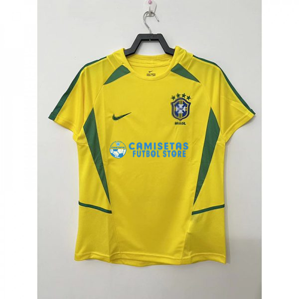 Camiseta Brasil 1ª Equipación Retro 2002