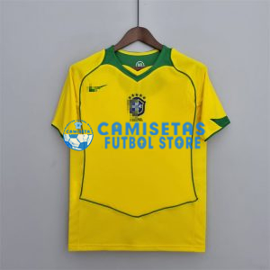 Camiseta Brasil 1ª Equipación Retro 2004/06