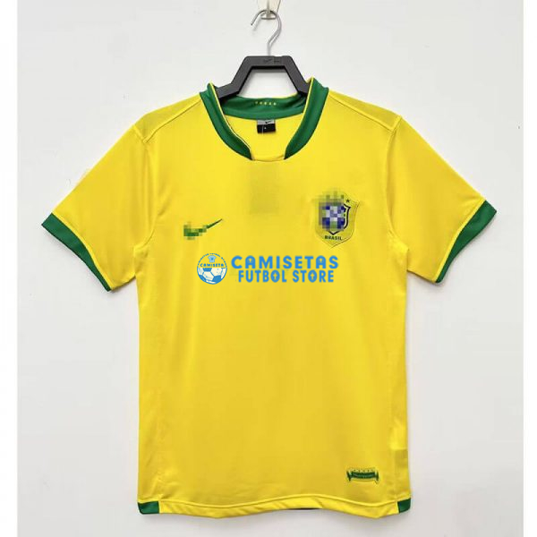 Camiseta Brasil 1ª Equipación Retro 2006