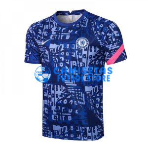 Camiseta de Entrenamiento Chelsea FC 2021/2022 Estampado Azul