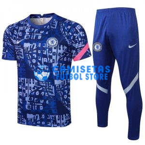 Camiseta de Entrenamiento Chelsea FC 2021/2022 Kit Estampado Azul