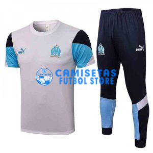 Camiseta De Entrenamiento Olympique Marsella 2021/2022 Kit Blanco