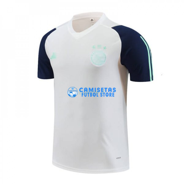 Camiseta de Entrenamiento Ajax de Ámsterdam 2023/2024 Blanco/Azul Marino